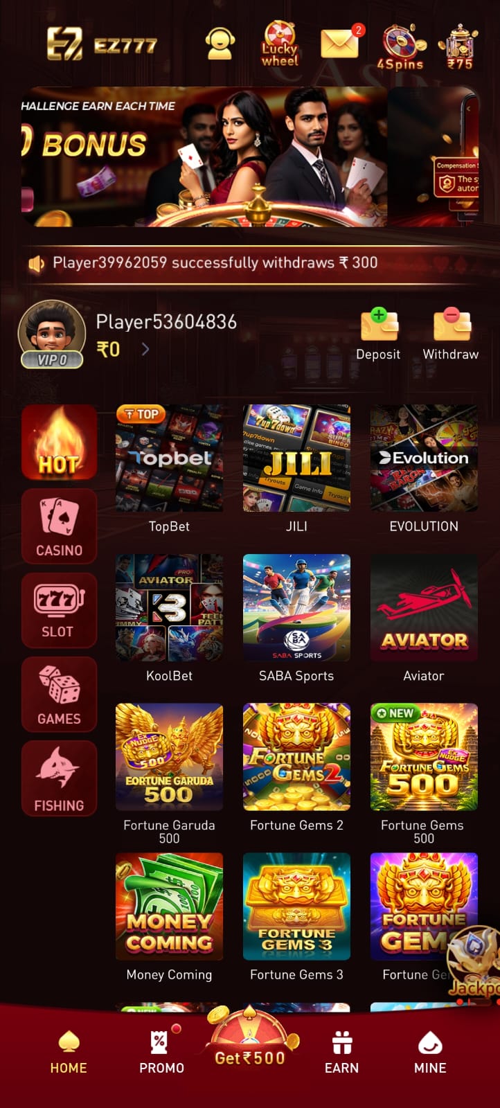 Explore EZ777 Game with exciting casino entertainment, daily rewards, free spins, jackpot prizes, and a seamless gaming experience.